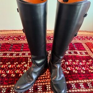 Lucchese Lieutenant hand made tall riding boots Kemo Sabe collaboration